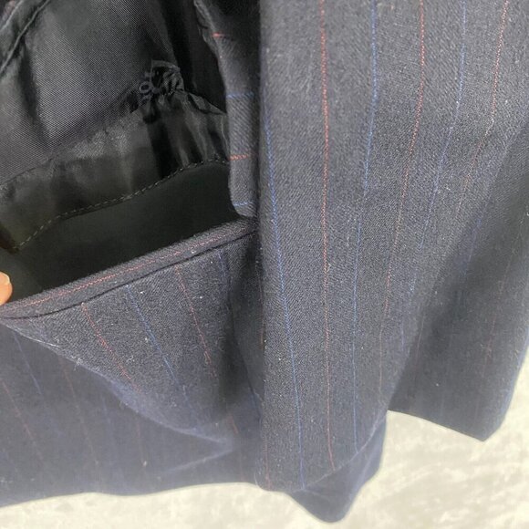 Christian Dior Monsieur Pure Virgin Wool Blazer 40R Blue Suit Jacket Sport Coat - Picture 6 of 16